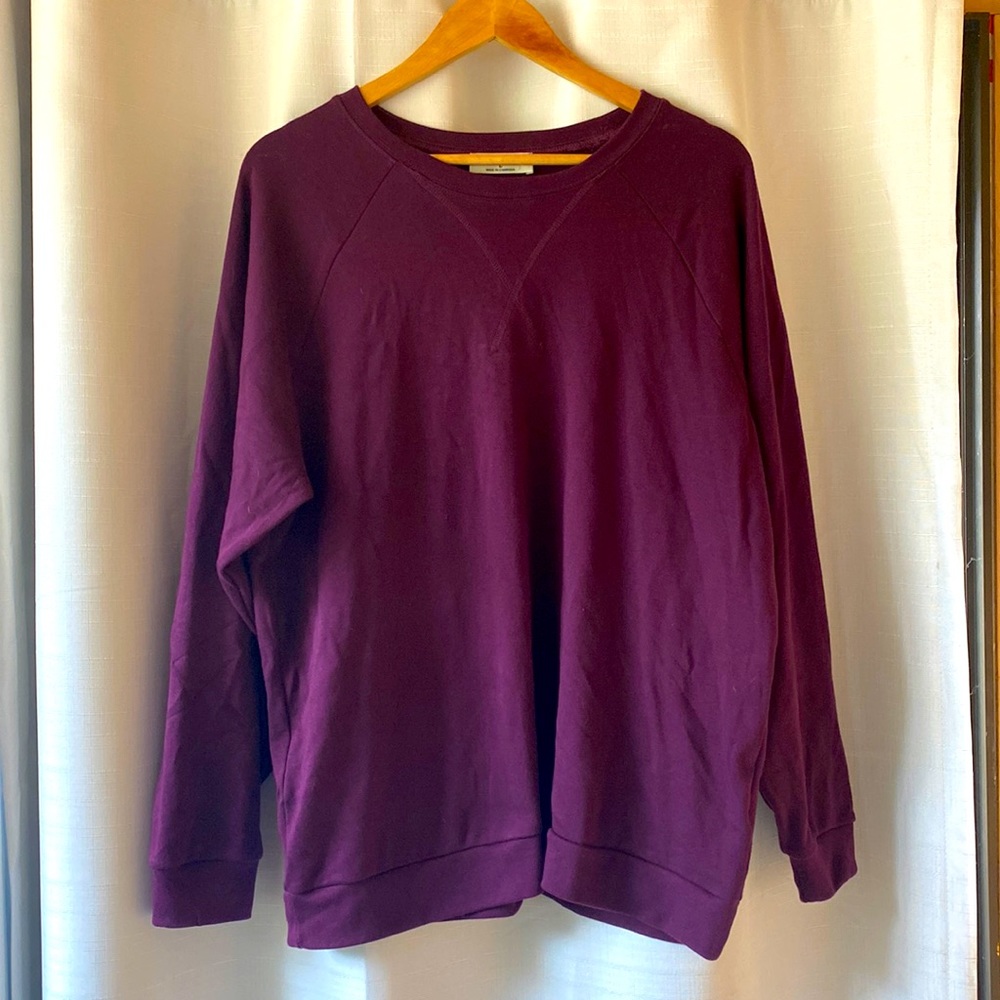 Ethical Purple Cozy Sweatshirt